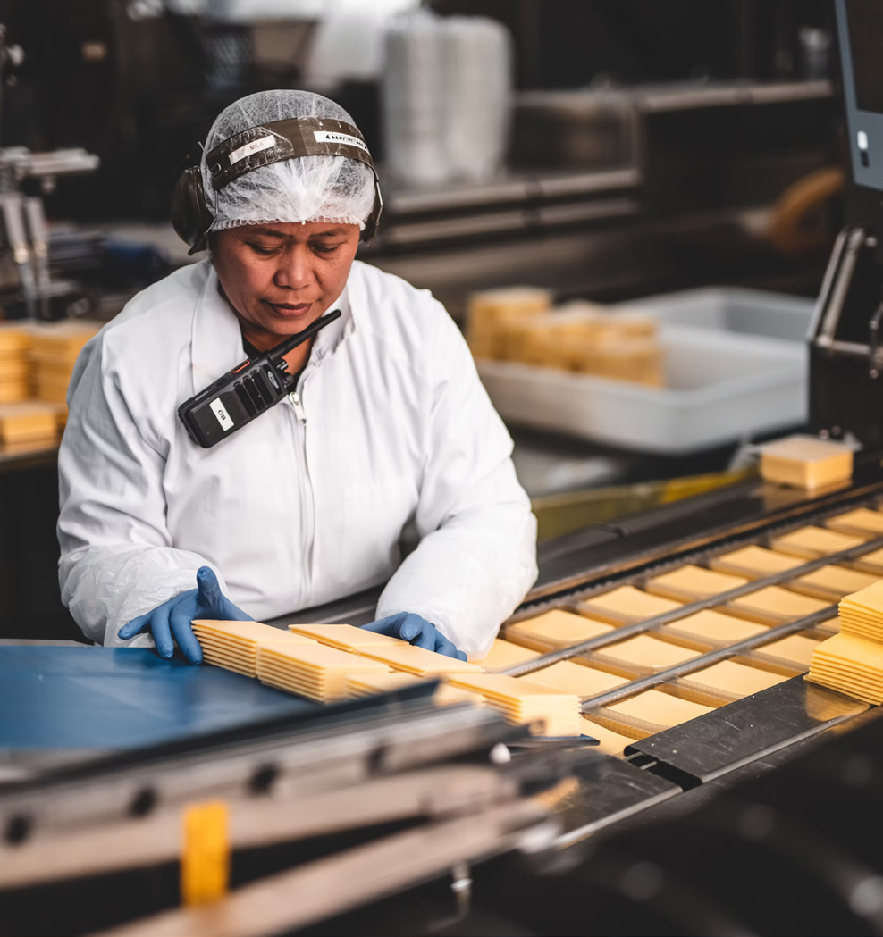 Dairyworks production worker